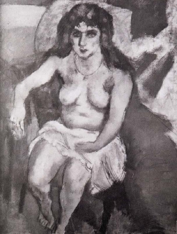 Jules Pascin Younger woman of Blue eye